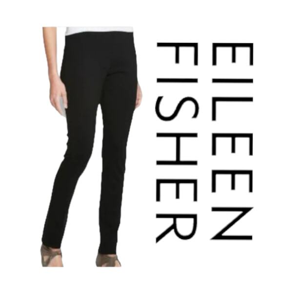 EILEEN FISHER SLIM ANKLE PANTS SIZE SMALL - Picture 1 of 12